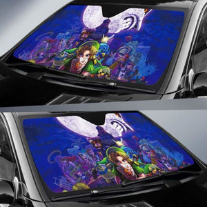 Legend Of Zelda Auto Sun Shades 4 918b Universal Fit - CarInspirations