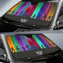 Load image into Gallery viewer, Legend of Zelda Car Sun Shade 918b Universal Fit - CarInspirations