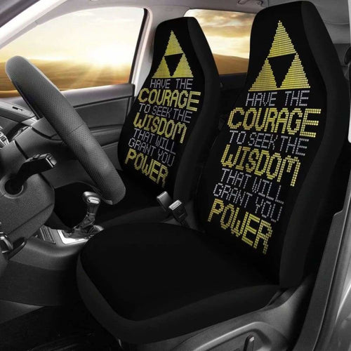 Legend Of Zelda Quote Car Seat Covers Universal Fit 051012 - CarInspirations