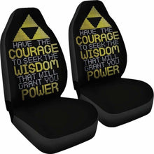 Load image into Gallery viewer, Legend Of Zelda Quote Car Seat Covers Universal Fit 051012 - CarInspirations