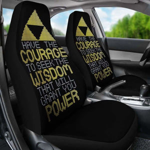 Legend Of Zelda Quote Car Seat Covers Universal Fit 051012 - CarInspirations