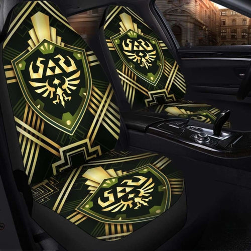 Legend Of Zelda Shield Seat Covers 101719 Universal Fit - CarInspirations