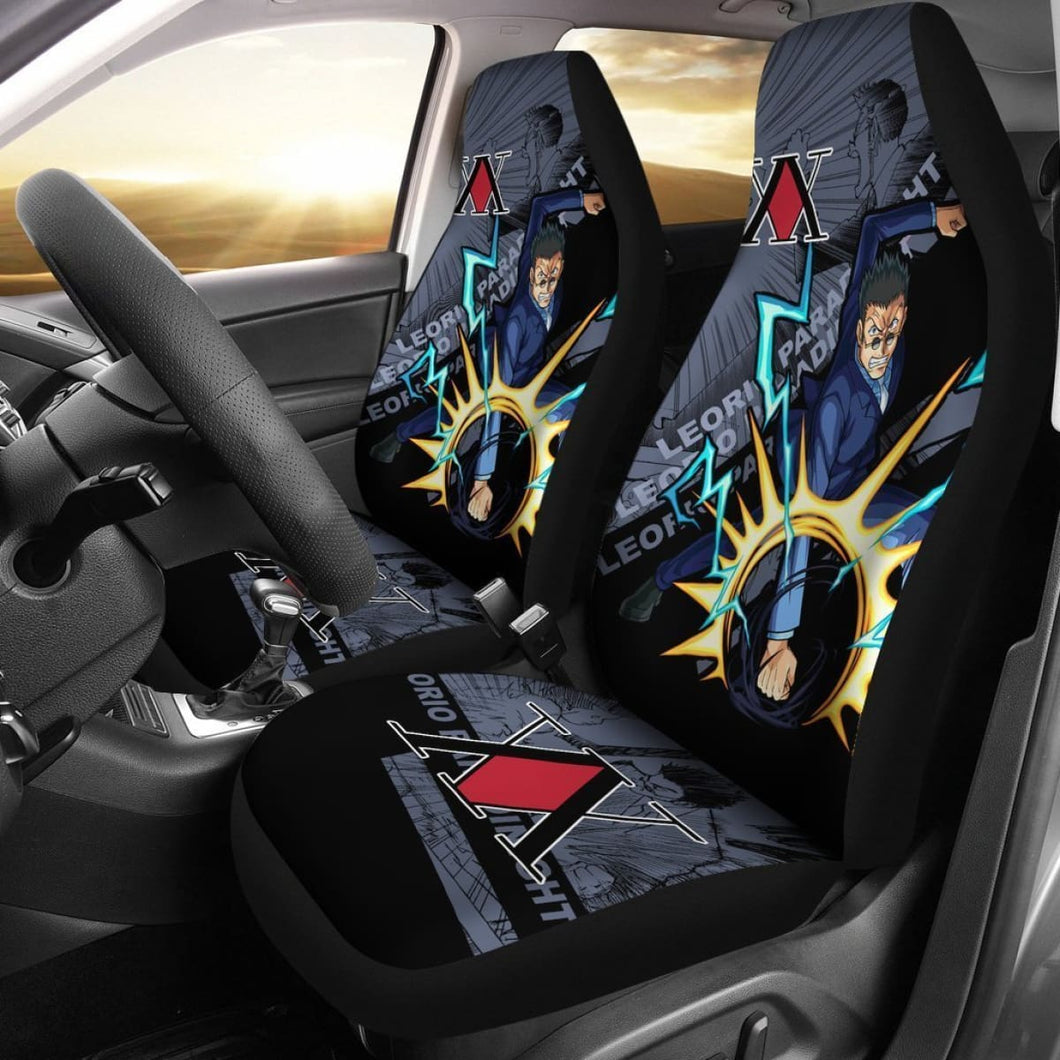Leorio Paradinight Characters Hunter X Hunter Car Seat Covers Anime Gift For Fan Universal Fit 194801 - CarInspirations