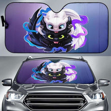 Load image into Gallery viewer, Light Fury Night Fury Car Auto Sun Shades Universal Fit 051312 - CarInspirations