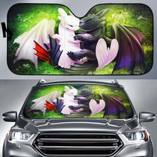 Load image into Gallery viewer, Light Fury Night Fury Love Car Auto Sun Shades Universal Fit 051312 - CarInspirations