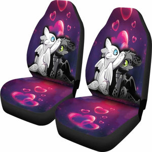 Light Fury Night Fury Love Car Seat Covers Universal Fit 051012 - CarInspirations