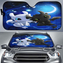 Load image into Gallery viewer, Light Fury Night Fury Love Moon Car Auto Sun Shades Universal Fit 051312 - CarInspirations
