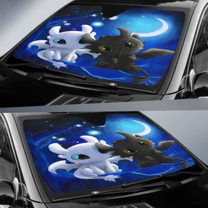 Light Fury Night Fury Love Moon Car Auto Sun Shades Universal Fit 051312 - CarInspirations
