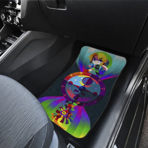 Link Art Car Floor Mats Legend Of Zelda Games H040220 Universal Fit 225311 - CarInspirations