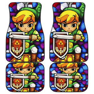 Link Car Floor Mats Legend Of Zelda Games Fan Gift H040220 Universal Fit 225311 - CarInspirations