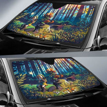 Load image into Gallery viewer, Link Legend Of Zelda Singing Auto Sun Shade 918b Universal Fit - CarInspirations