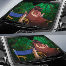 Load image into Gallery viewer, Lion King Timon And Bumba Auto Sun Shades 918b Universal Fit - CarInspirations