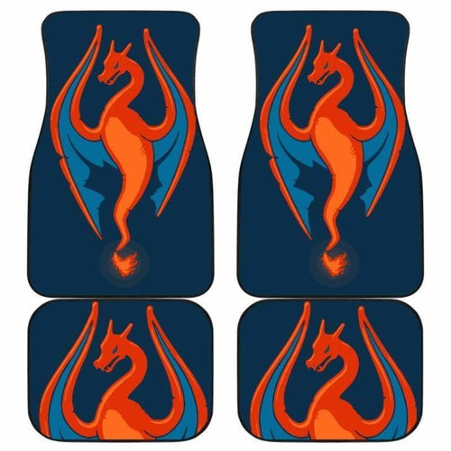 Lizardon Pokemon Car Floor Mats Universal Fit 051912 - CarInspirations