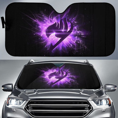 Logo Fairy Tail Purple Auto Sun Shade Nh06 Universal Fit 111204 - CarInspirations