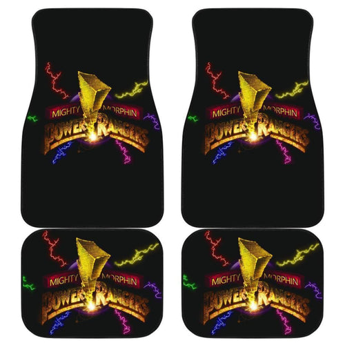 Logo Mighty Morphin Power Rangers Car Mats Mn04 Universal Fit 111204 - CarInspirations