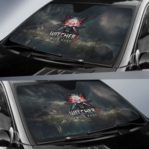 Logo The Witcher 3: Wild Hunt Car Sun Shades Game Fan Gift Universal Fit 051012 - CarInspirations
