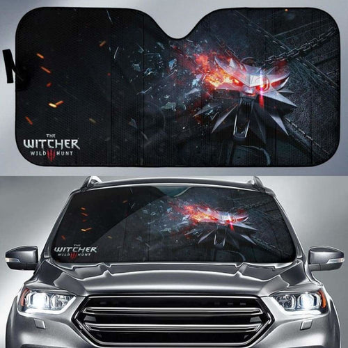 Logo The Witcher 3: Wild Hunt Game Fan Gift Car Sun Shades Universal Fit 051012 - CarInspirations