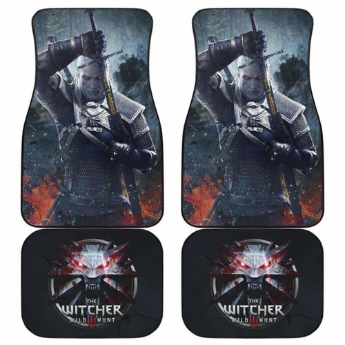 Logo The Witcher 3: Wild Hunt Geralt Game Car Floor Mats Universal Fit 051012 - CarInspirations
