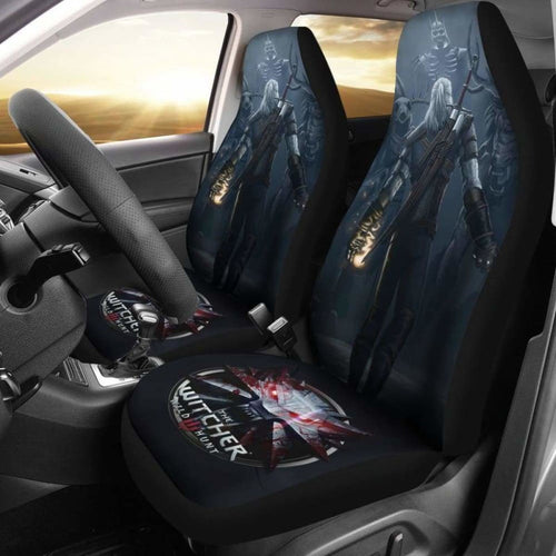 Logo The Witcher 3: Wild Hunt Geralt Game Car Seat Covers Universal Fit 051012 - CarInspirations