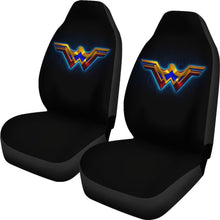 Load image into Gallery viewer, Logo Wonder Woman Car Seat Covers Movie Fan Gift H040120 Universal Fit 225311 - CarInspirations