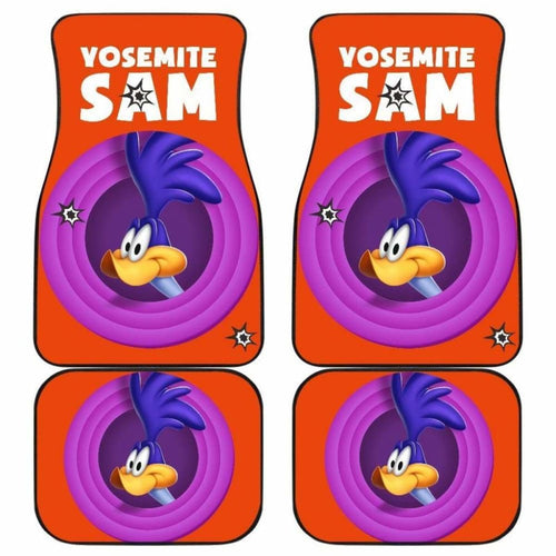 Looney Tunes Car Floor Mats World Of Mayhem Road Runner Face Universal Fit 051012 - CarInspirations