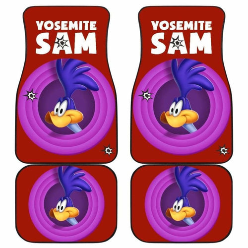 Looney Tunes Car Floor Mats World Of Mayhem Road Runner Face Universal Fit 051012 - CarInspirations