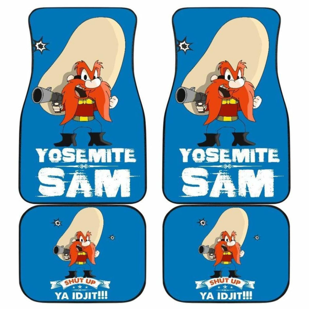 Looney Tunes Car Floor Mats World Of Mayhem Yosemite Bullet Sign Universal Fit 051012 - CarInspirations