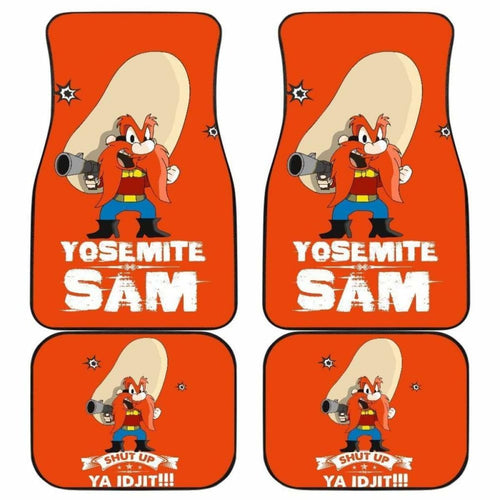 Looney Tunes Car Floor Mats World Of Mayhem Yosemite Bullet Sign Universal Fit 051012 - CarInspirations