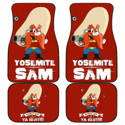 Looney Tunes Car Floor Mats World Of Mayhem Yosemite Bullet Sign Universal Fit 051012 - CarInspirations