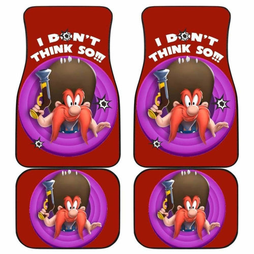 Looney Tunes Car Floor Mats World Of Mayhem Yosemite I DonT Think So Bullet Sign Universal Fit 051012 - CarInspirations