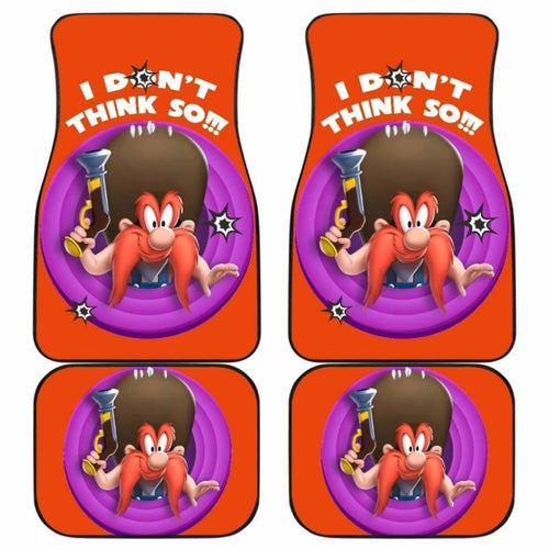 Looney Tunes Car Floor Mats World Of Mayhem Yosemite I DonT Think So Bullet Sign Universal Fit 051012 - CarInspirations