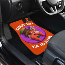 Load image into Gallery viewer, Looney Tunes Car Floor Mats World Of Mayhem Yosemite Shut Up Now Bullet Sign Universal Fit 051012 - CarInspirations