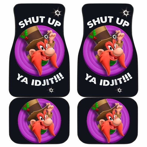 Looney Tunes Car Floor Mats World Of Mayhem Yosemite Shut Up Now Universal Fit 051012 - CarInspirations