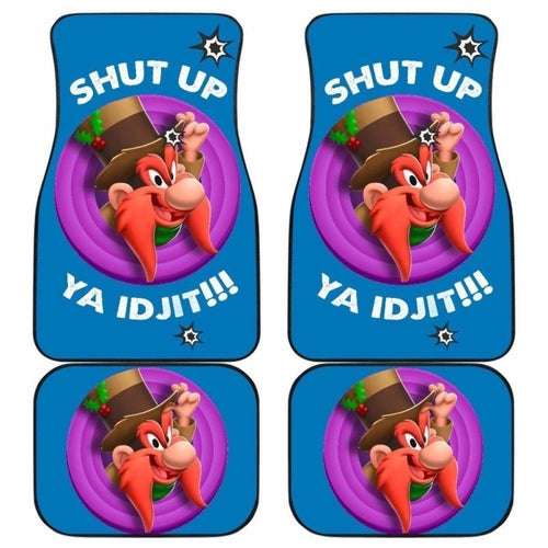 Looney Tunes Car Floor Mats World Of Mayhem Yosemite Shut Up Now Universal Fit 051012 - CarInspirations