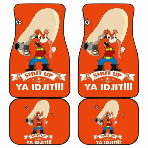 Looney Tunes Car Floor Mats World Of Mayhem Yosemite Shut Up Ya Idjit Universal Fit 051012 - CarInspirations