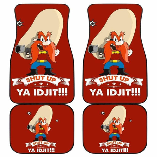 Looney Tunes Car Floor Mats World Of Mayhem Yosemite Shut Up Ya Idjit Universal Fit 051012 - CarInspirations