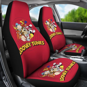 Looney Tunes Funny Car Seat Covers Cartoon Fan Gift H200212 Universal Fit 225311 - CarInspirations