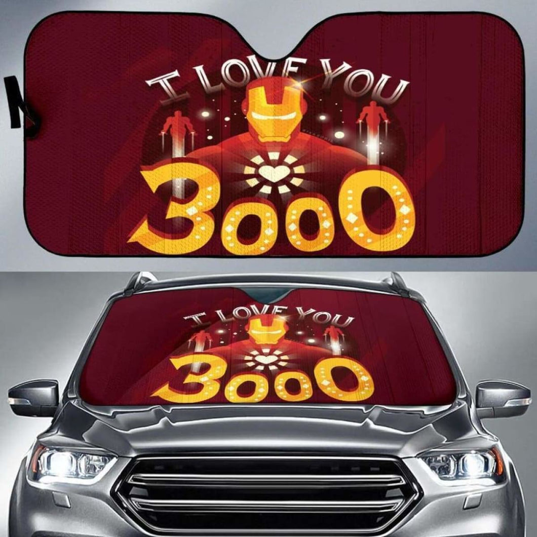 Love You 3000 Car Sun Shades 918b Universal Fit - CarInspirations