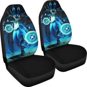 Lucario Pokemon Car Seat Covers Amazing Best Gift Ideas 2020 Universal Fit 090505 - CarInspirations