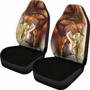 Lucy Natsu Fairy Tail Car Seat Covers Universal Fit 051312 - CarInspirations