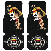 Load image into Gallery viewer, Luffy Cute One Piece Car Floor Mats Anime Fan Gift H040220 Universal Fit 225311 - CarInspirations