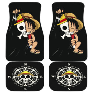 Luffy Cute One Piece Car Floor Mats Anime Fan Gift H040220 Universal Fit 225311 - CarInspirations