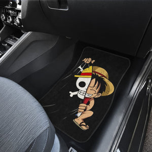 Luffy Cute One Piece Car Floor Mats Anime Fan Gift H040220 Universal Fit 225311 - CarInspirations