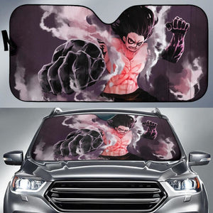 Luffy Gear 4 Snakeman One Piece Anime Auto Sun Shade Nh06 Universal Fit 111204 - CarInspirations