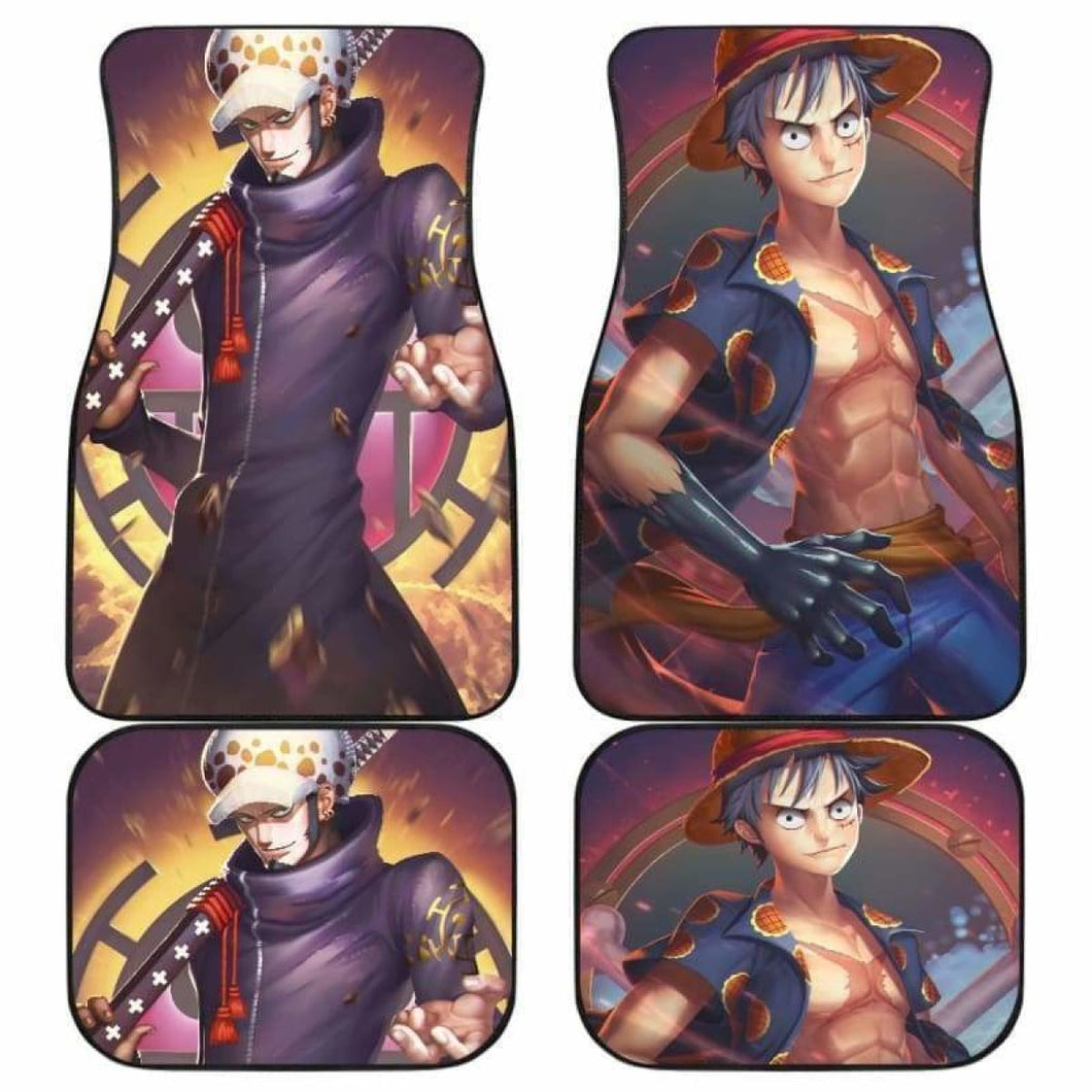 Luffy Law One Piece Car Floor Mats Universal Fit 051912 - CarInspirations