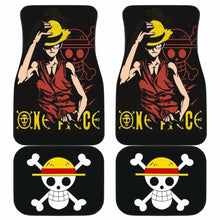 Load image into Gallery viewer, Luffy One Piece Car Floor Mats 2 Universal Fit - CarInspirations