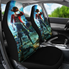 Load image into Gallery viewer, Luffy Onepiece Anime Best Anime 2020 Seat Covers Amazing Best Gift Ideas 2020 Universal Fit 090505 - CarInspirations