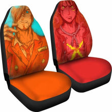 Load image into Gallery viewer, Luffy Sanji One Piece Car Seat Covers Universal Fit 051312 - CarInspirations