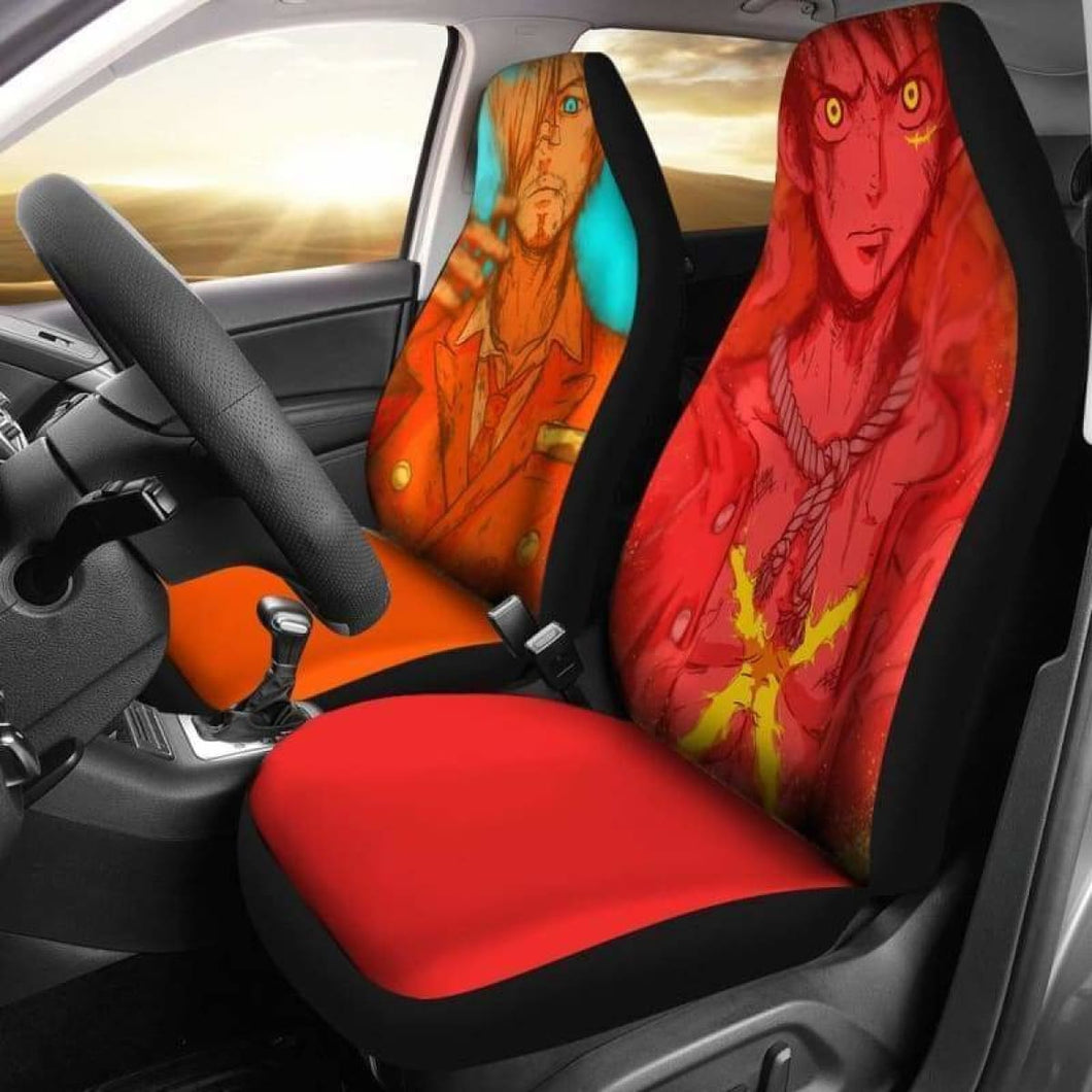 Luffy Sanji One Piece Car Seat Covers Universal Fit 051312 - CarInspirations