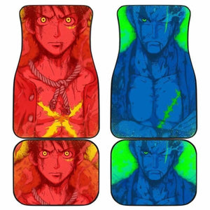 Luffy Zoro One Piece Car Floor Mats Universal Fit 051912 - CarInspirations